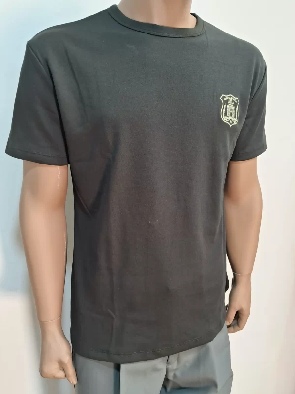 Polera Negra Gendarmeria/Bordado - Imagen 2