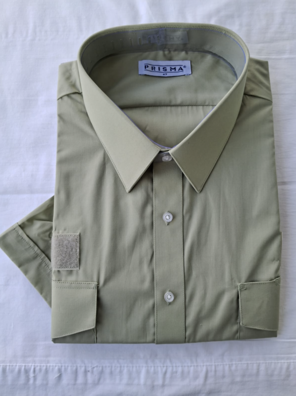 Camisa Manga Corta Masculina con Velcro - Carabineros